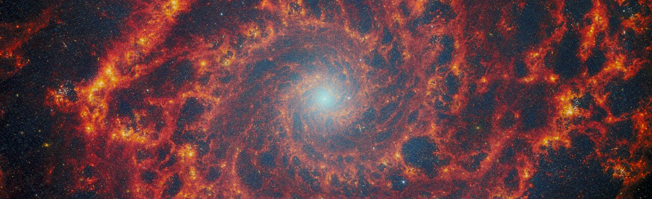 Catching the edge of the Phantom Galaxy